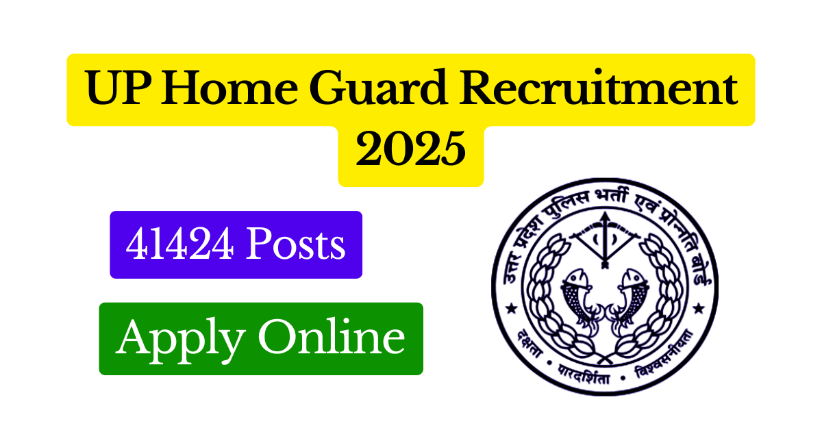 UP Home Guard Recruitment 2025 Apply Online for 41424 Posts Featured Image
