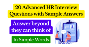 20 Advanced HR Interview Questions with Sample Answers Featured Image