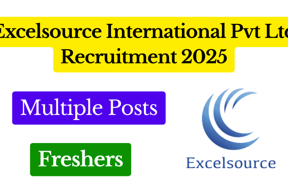 Excelsource International Pvt Ltd Recruitment 2025 Featured Image