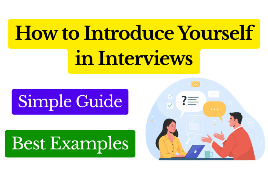 How to Introduce Yourself in Interviews (Best Examples) Featired Image