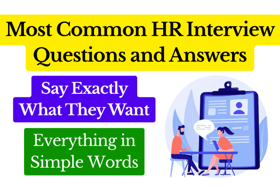 Most Common HR Interview Questions and Answers (Explained Simply) Featured Image
