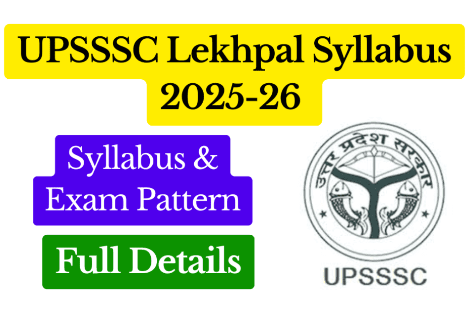 UPSSSC Lekhpal Syllabus 2025-2026, Exam Pattern & Important Information Featured Image