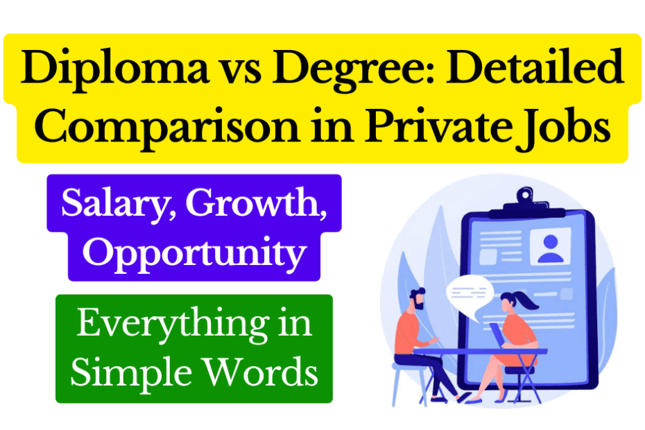 Diploma vs Degree Detailed Comparison in Private Industries Featured Image