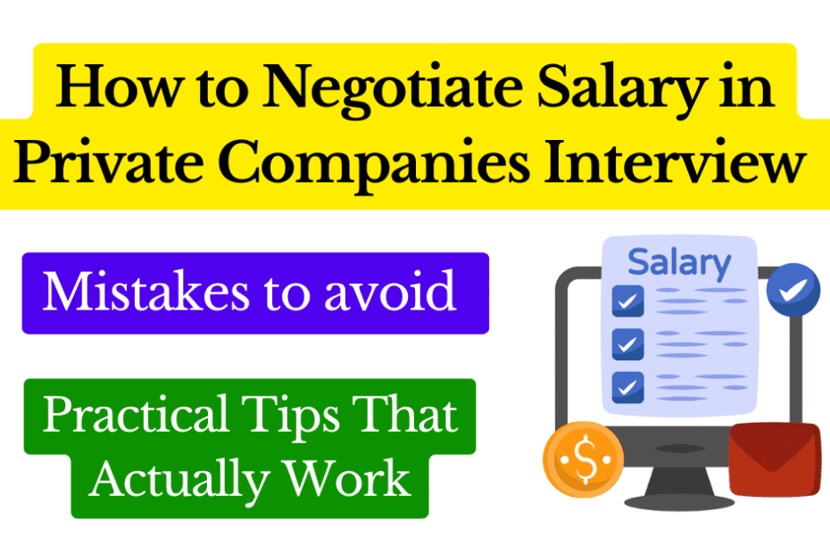 How to Negotiate Salary in Private Companies Interview – Practical Tips That Actually Work Featured Image